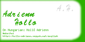 adrienn hollo business card